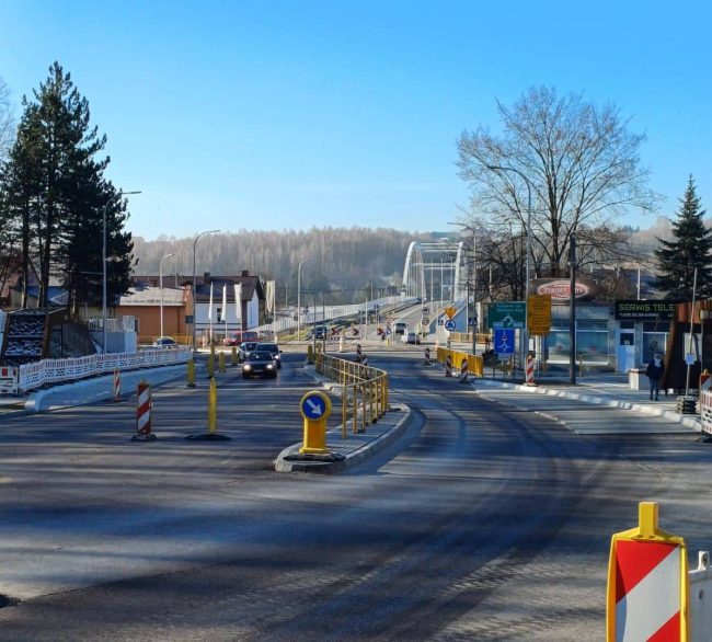 TST Radomska - zjazd do ronda Popiełuszki